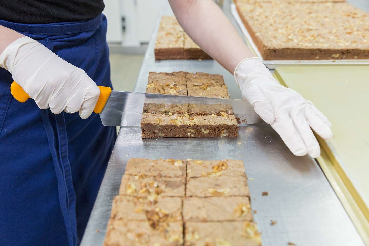 Brownies snijden